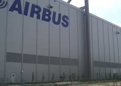 Lüftungsgitter bei Airbus in Hamburg