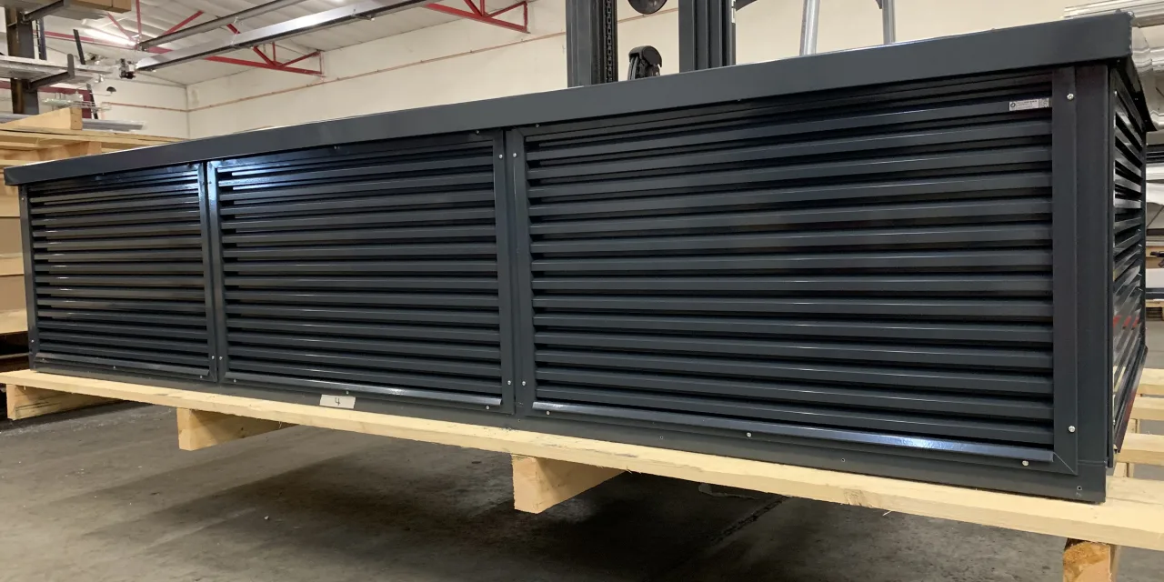 Ventilation grilles and weather protection grilles production at